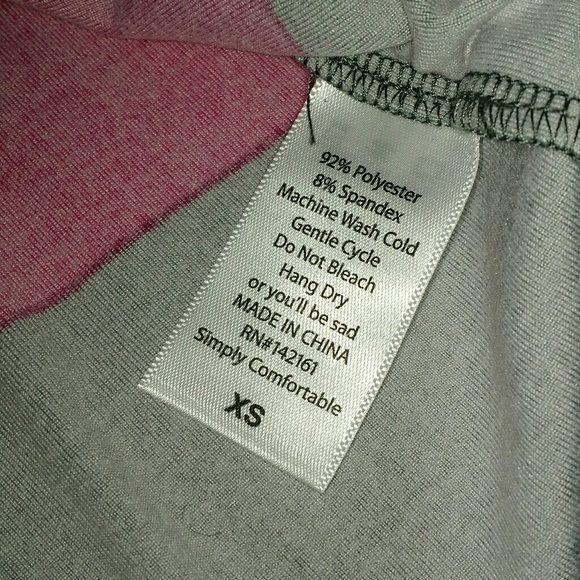 LuLaRoe - Julia Dress Dark Pink & Gray Color Block - Picture 10 of 11